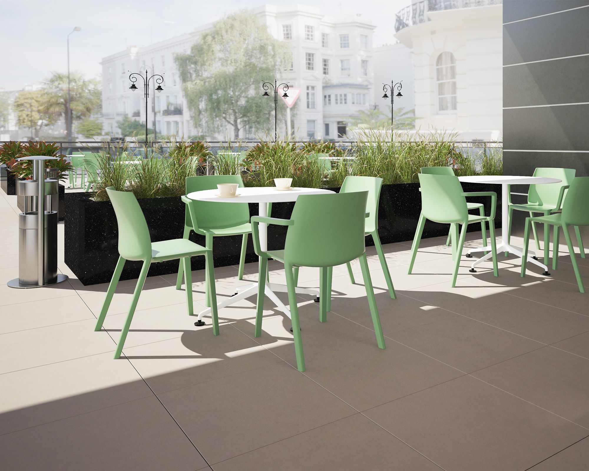 Полипропиленовый садовый стул SCHNEEWEISS interior MALDO ARCH-00048124 - Вид №2