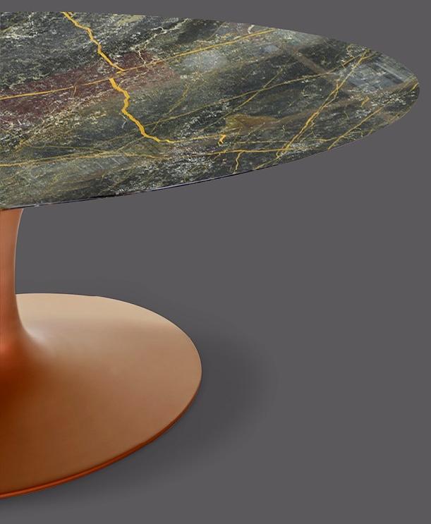 Borzalino Овальный мраморный журнальный столик sun-id-1434863 - Вид №2