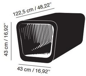 REDA AMALOU DESIGN Скамейка из ореха Link sun-id-1391094 - Вид №6