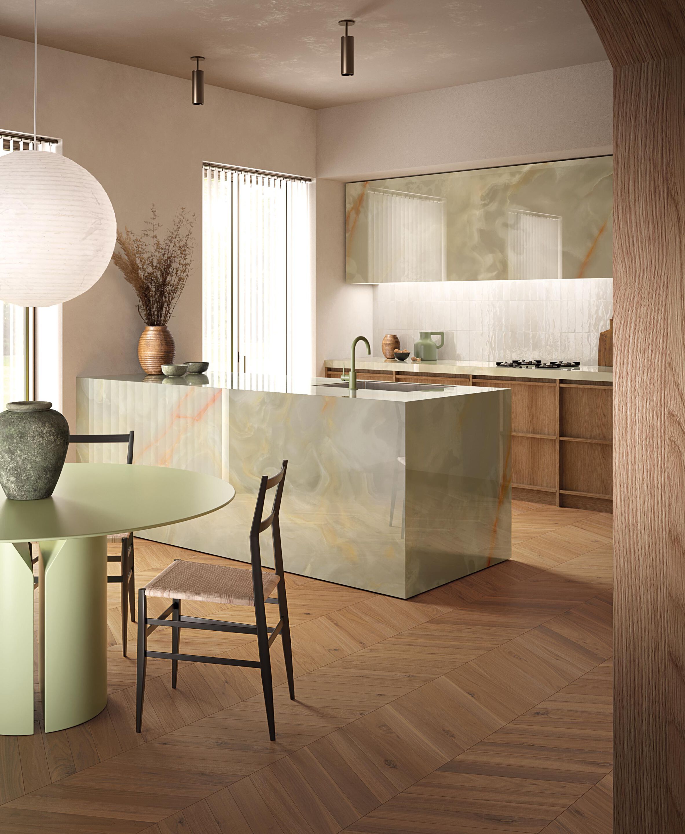 Напольное / керамогранит с эффектом оникса FAP ceramiche драгоценные камни ARCH-00118646 - Вид №8