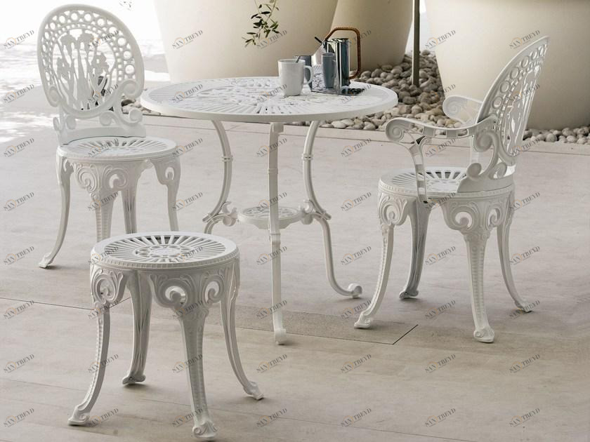 FAST Круглый садовый стол из алюминия Omnia selection 330