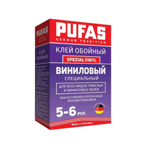 90107399 Клей для виниловых обоев 023011092 25 м² STLM-0109392 PUFAS