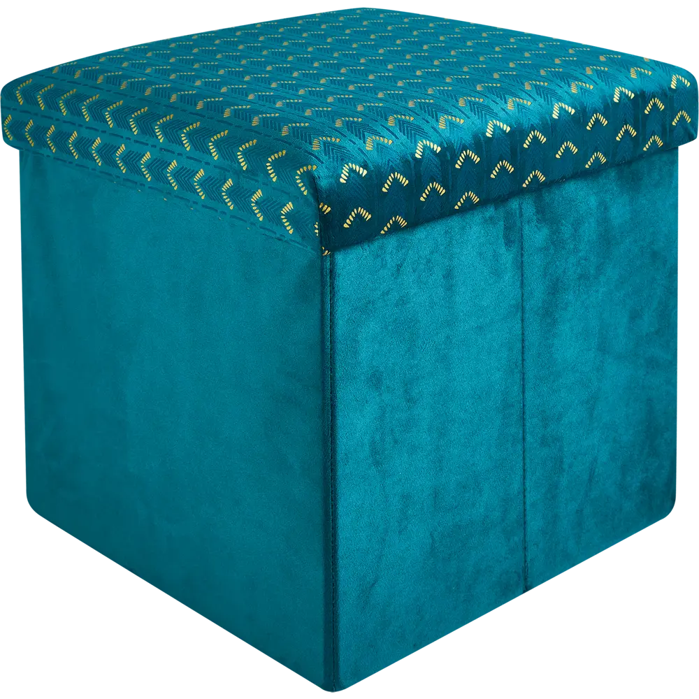 Пуф Atmosphera Liam 179028C синий 38x37.5x38 см STLM-2027062