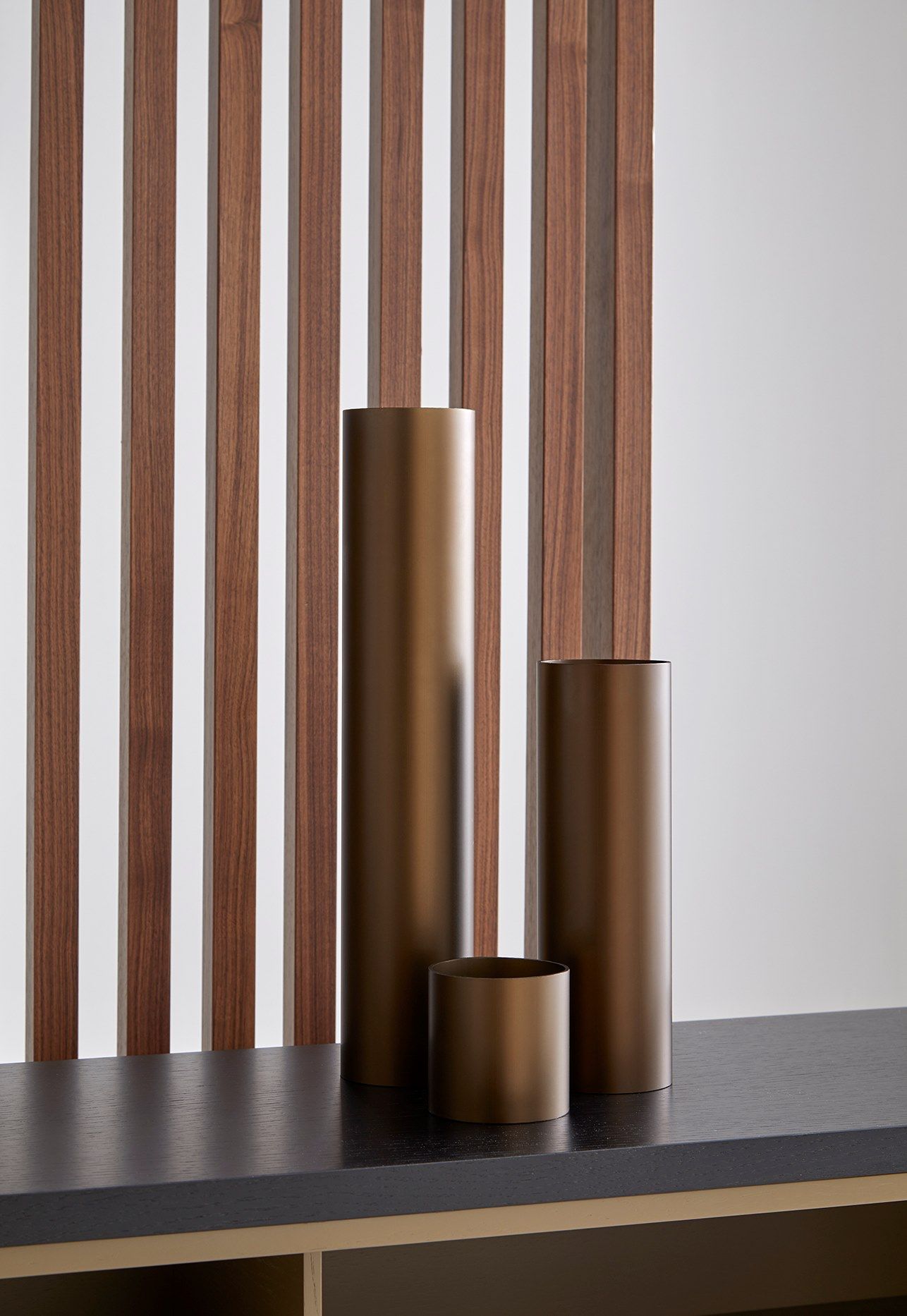 Низкий деревянный шкаф для телевизора с откидными дверцами Punt Literatura ARCH-00035753 - Вид №7