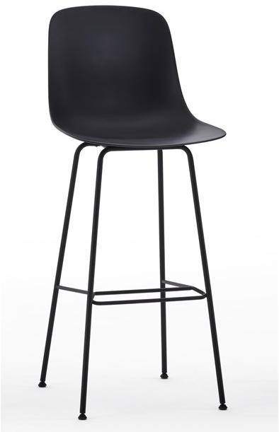 ESTEL GROUP Высокий табурет из полипропилена со спинкой Shell sun-id-1485533 - Вид №1