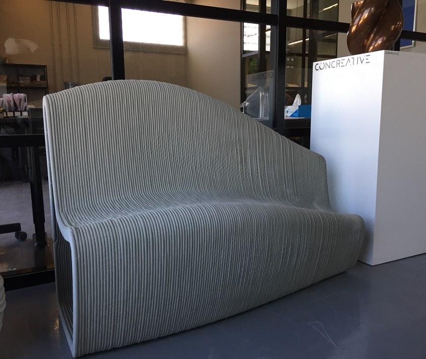 Concreative Бетонная скамья со спинкой  1903-030  - Вид №2