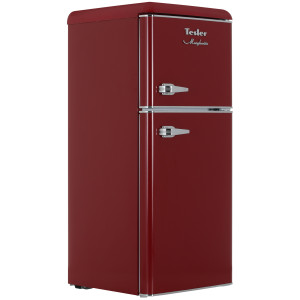 9057385 Холодильник компактный   Tesler RT-132 красный
