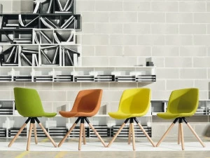 BBB Эргономичное кресло на жердочке из дерева и ткани  Ccw