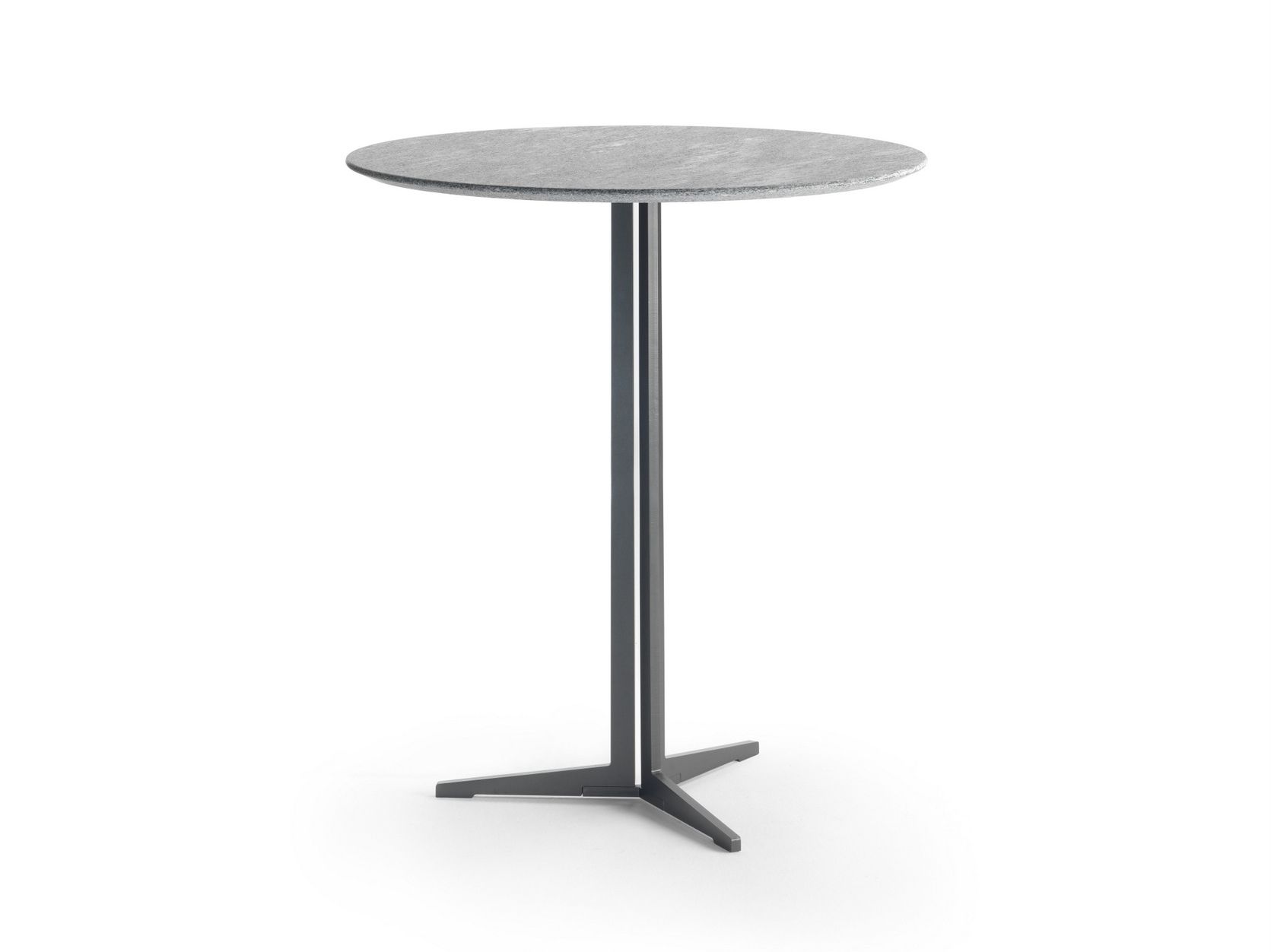 Высокий садовый стол с каменным верхом стальная основа Flexform ARCH-00147303