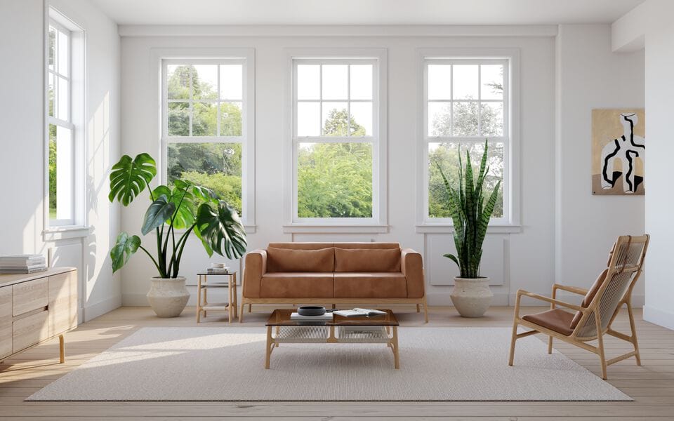 Журнальный столик / тумбочка из дерева и стекла Gazzda Fawn ARCH-00054665 - Вид №8