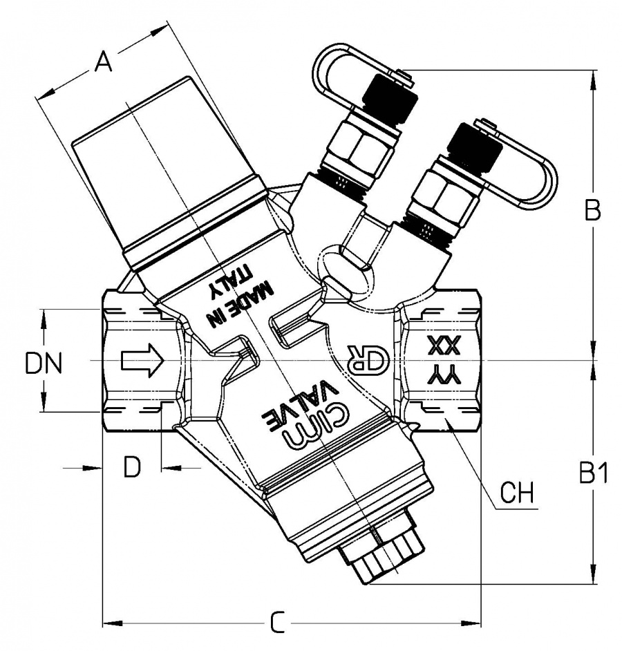 CIMBERIO CIM 767HP 114 Клапан балансировочный автоматический CIM 767  - Вид №1