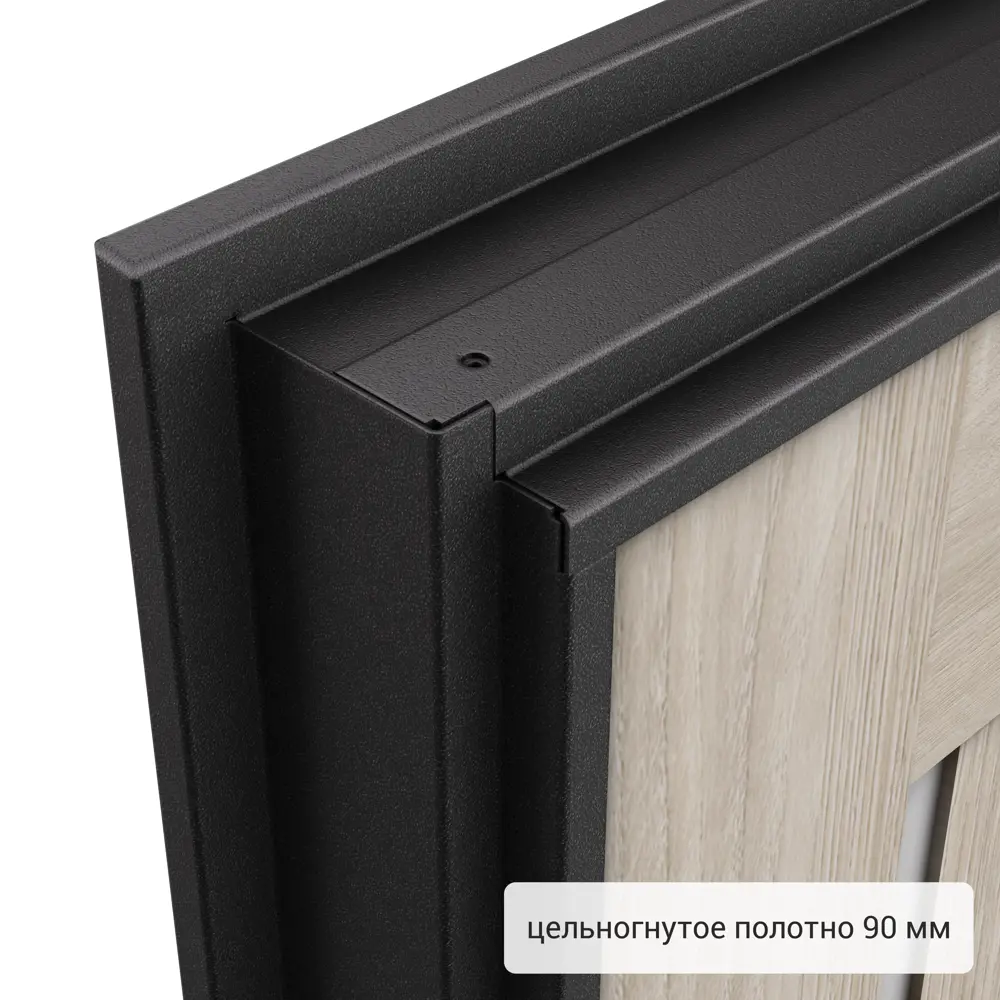 Дверь металлическая Контрол Леона, 960 мм, левая, цвет дуб сонома TOREX STLM-2173537 - Вид №10