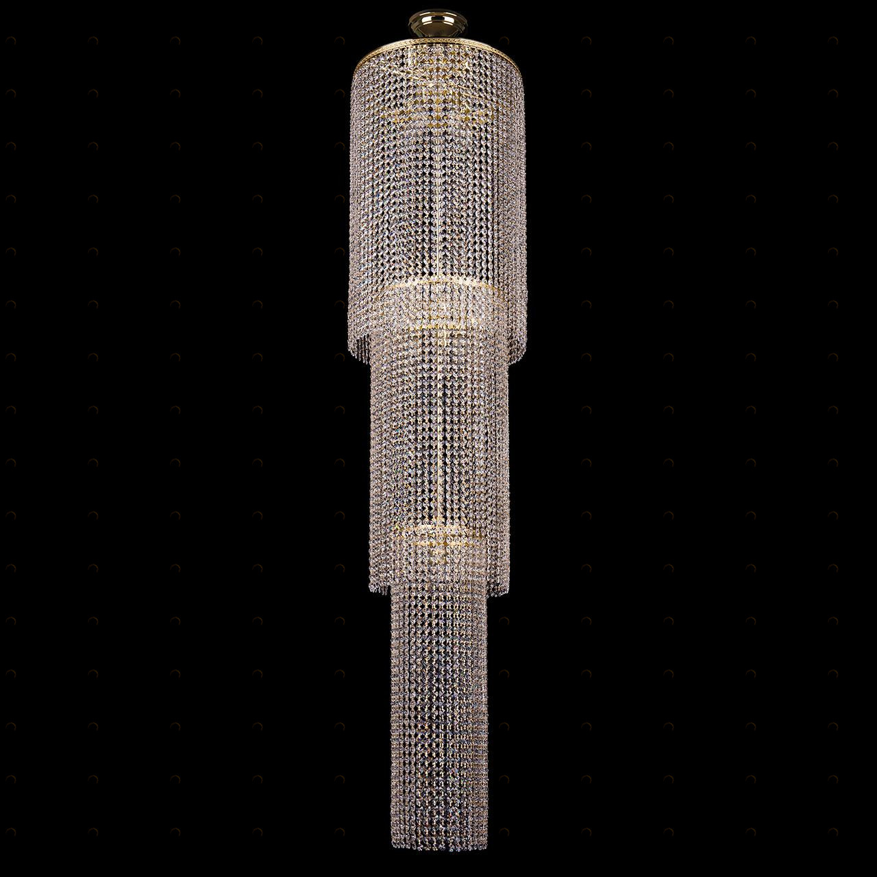 Каскадная люстра Bohemia Ivele 2130/40-170/G BOHEMIA IVELE ДИЗАЙНЕРСКИЕ 076138 Золотой 