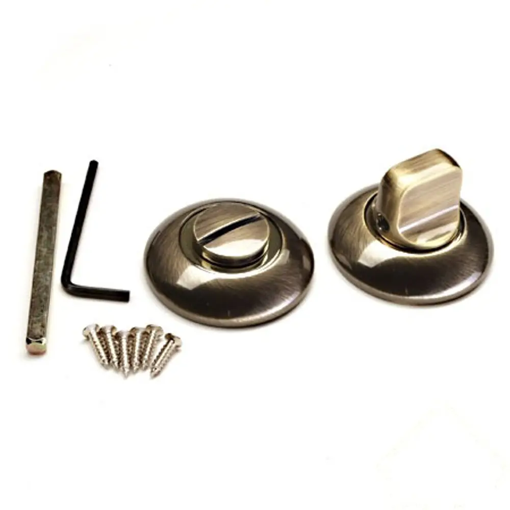 Завёртка дверная сантехническая Apecs Premier WC-0503, цвет бронза STLM-2048943