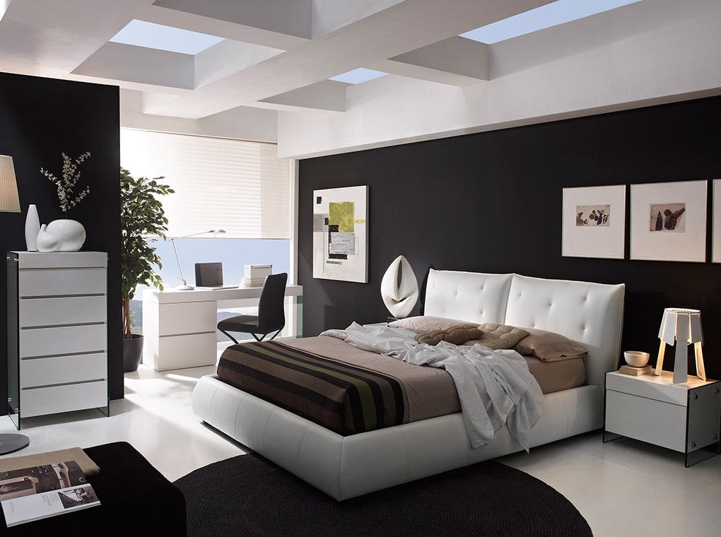 033216 Прикроватная тумбочка белая Angel Cerda Caracter  - Вид №1