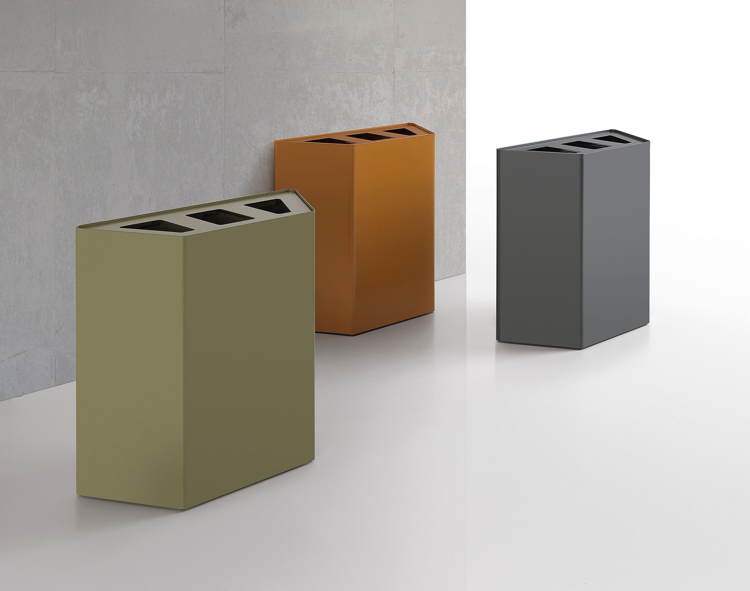 Держатель для мусора из листового металла для раздельного сбора Caimi Brevetti LINEAR ARCH-00141937 - Вид №8