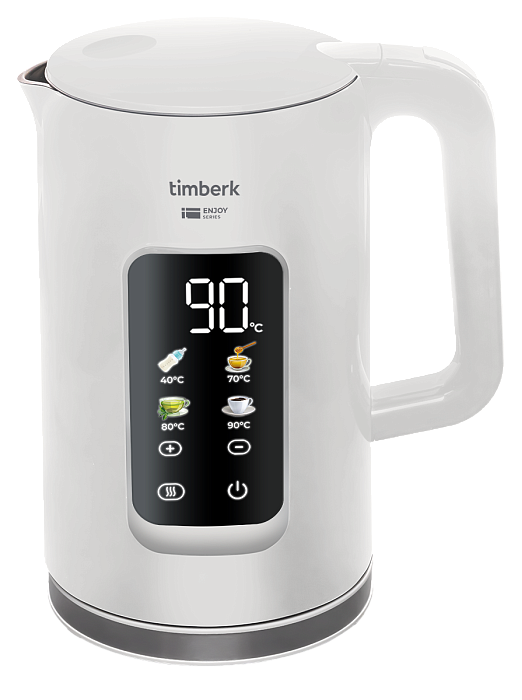 9203291 Электрочайник Timberk T-EK21S05 белый STDN-0122663 - Вид №4