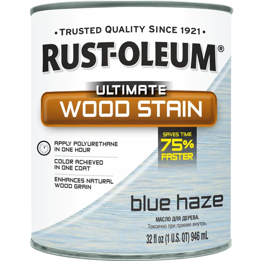 Масло тонирующее Ultimate цвет дымка 0.946 л RUST-OLEUM STLM-2048634 - Вид №1