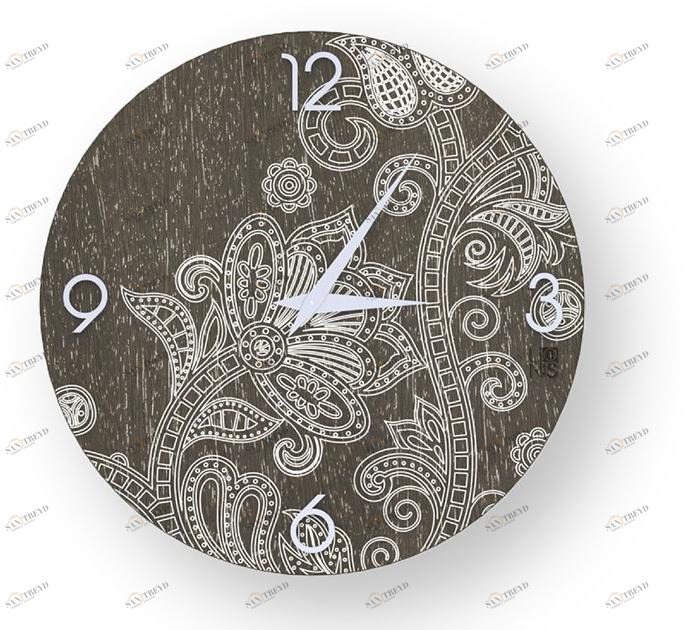 LIGNIS® Настенные часы из дерева с лепниной Dolcevita marrakech 10.047 / 10.125