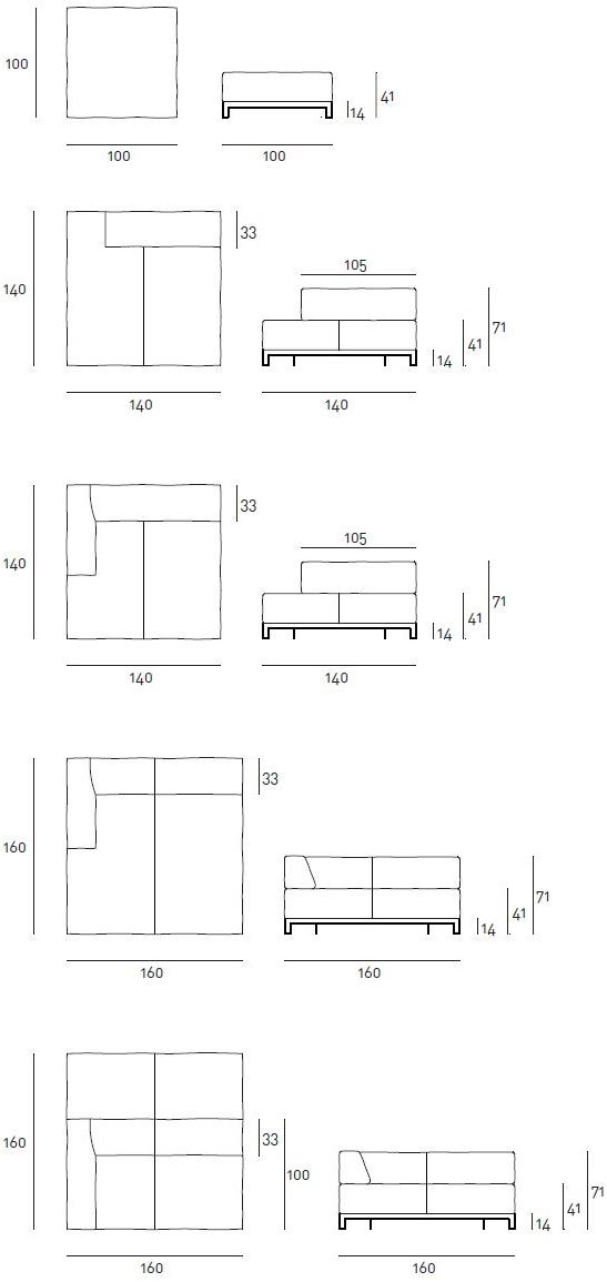 Living Divani Диван из ткани sun-id-1406392 - Вид №6
