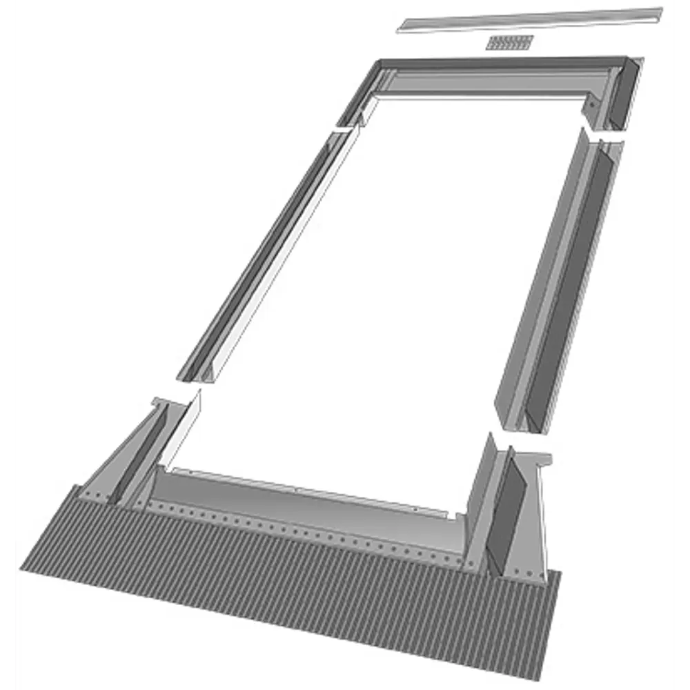 87506807 Оклад для окна Fakro EZV для FTP (CH) 78x140 см коричневый STLM-0893949 