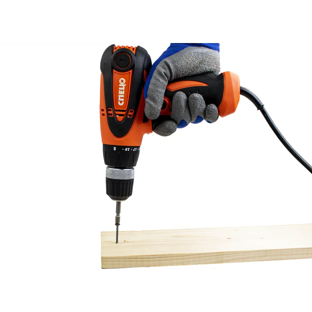 Сетевой шуруповерт СПЕЦ БШЭ-350М с подсветкой и реверсом 82245616 STLM-0022961 - Вид №7