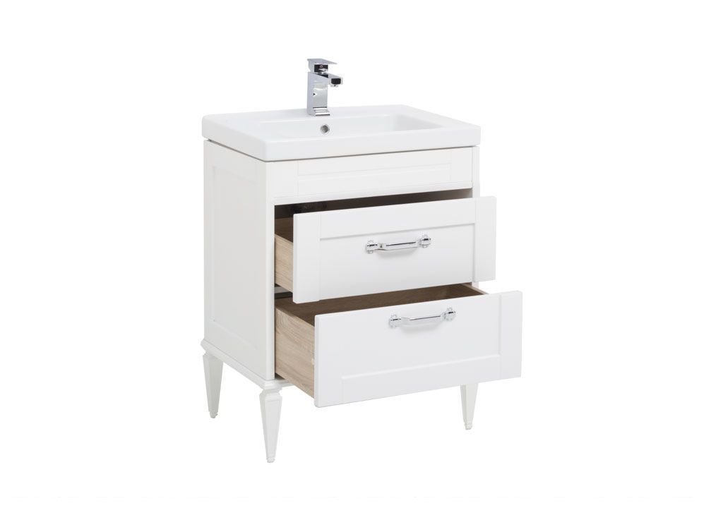 Тумба с раковиной Aquanet Денвер 65 белый 0019921000197962 - Вид №1