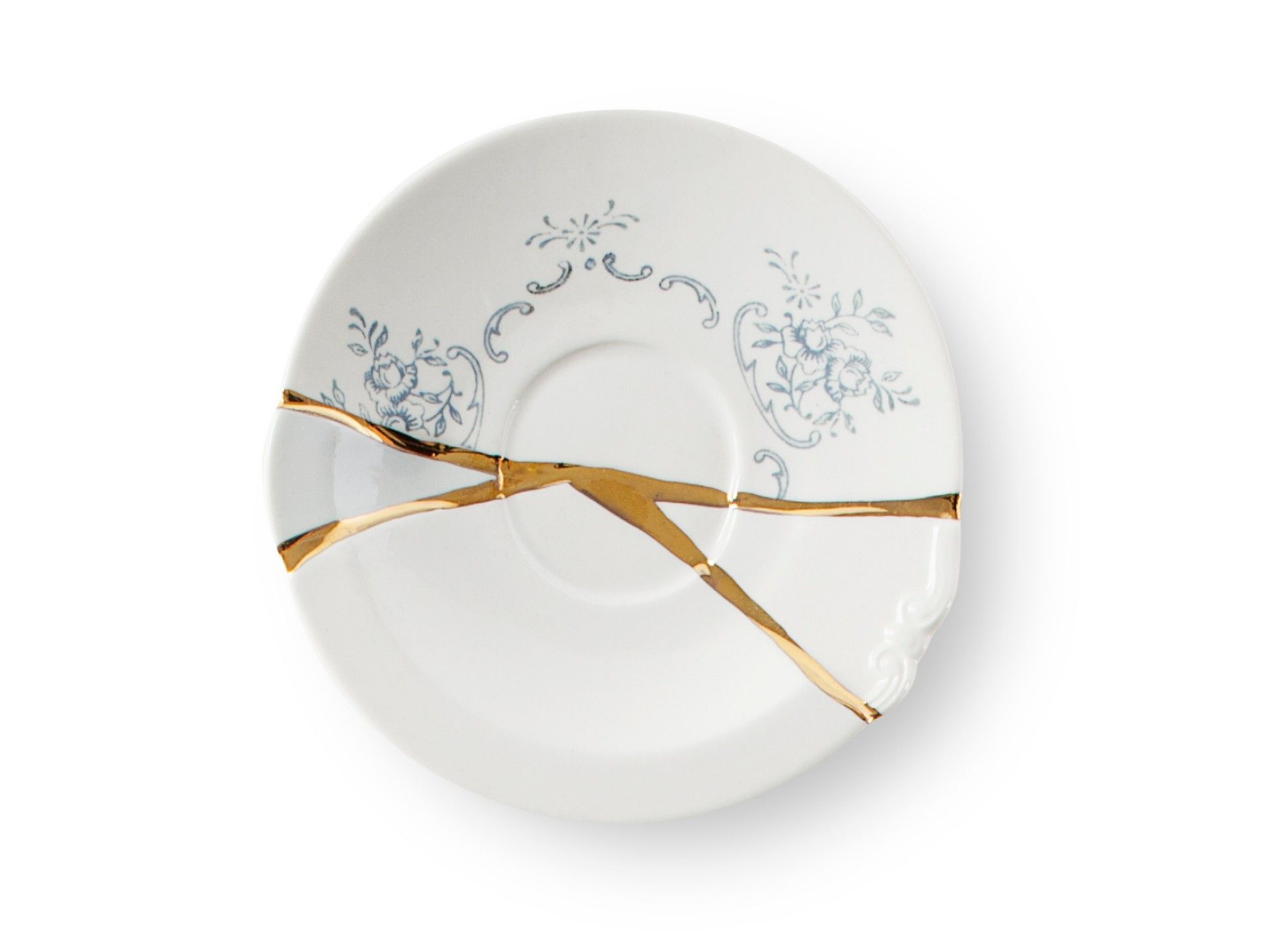 Фарфоровая кофейная чашка с блюдцем Seletti Kintsugi ARCH-00056741 - Вид №1