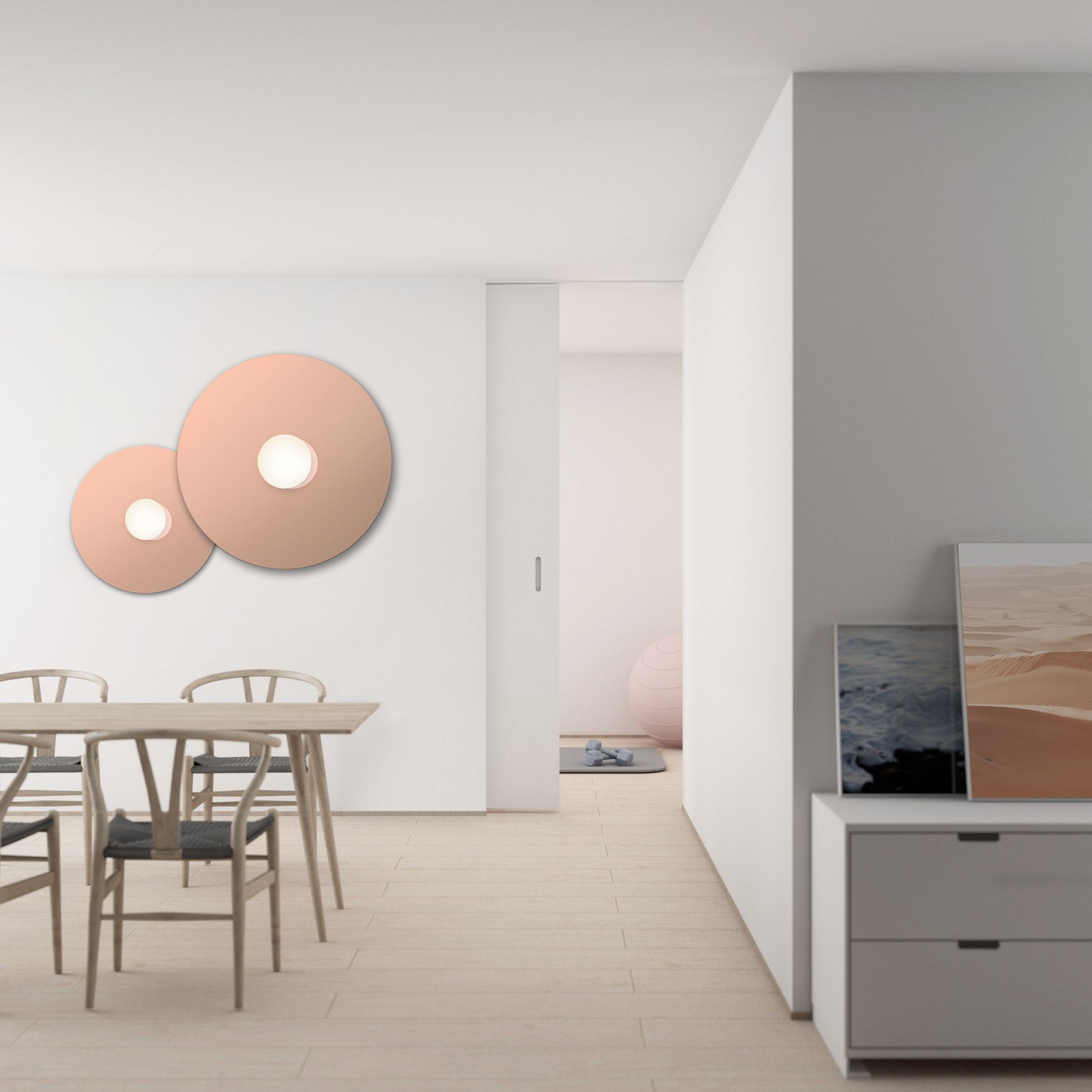 Светодиодный настенный светильник из нержавеющей стали с регулируемой яркостью Pablo Designs Бола ARCH-00142830 - Вид №6