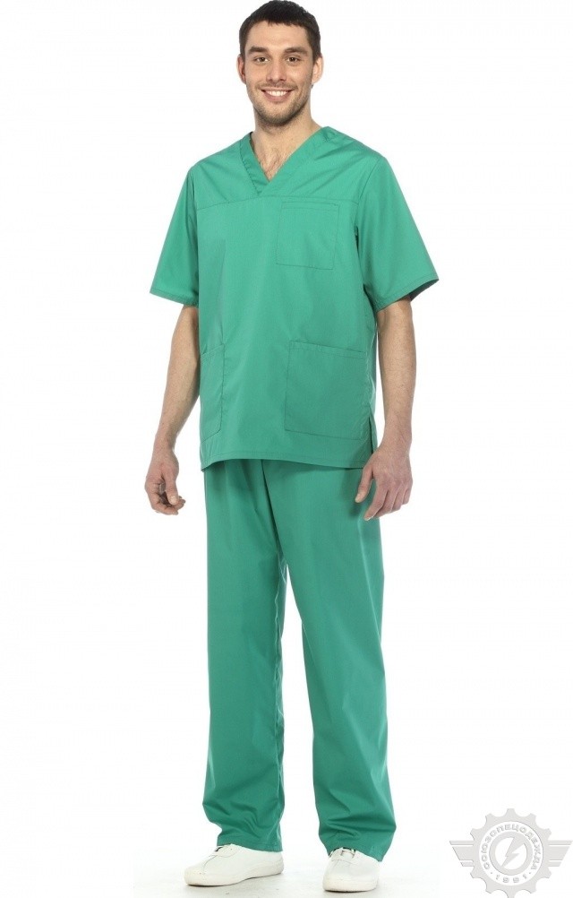 5039649 Костюм "Спец" зеленый  Медицинская одежда  размер 48-50/158-164 Спецодежда  - Вид №5