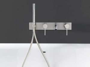 Набор настенных ванн из нержавеющей стали с пластиной