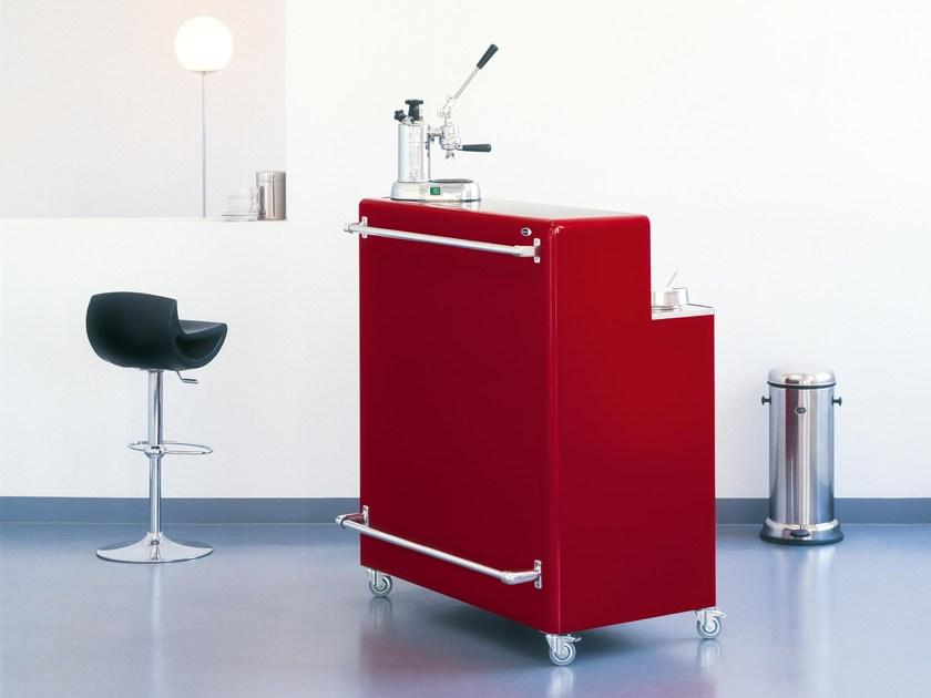 müller möbelfabrikation Барный шкаф стальной на колесиках Classic line sun-id-1393330 - Вид №2