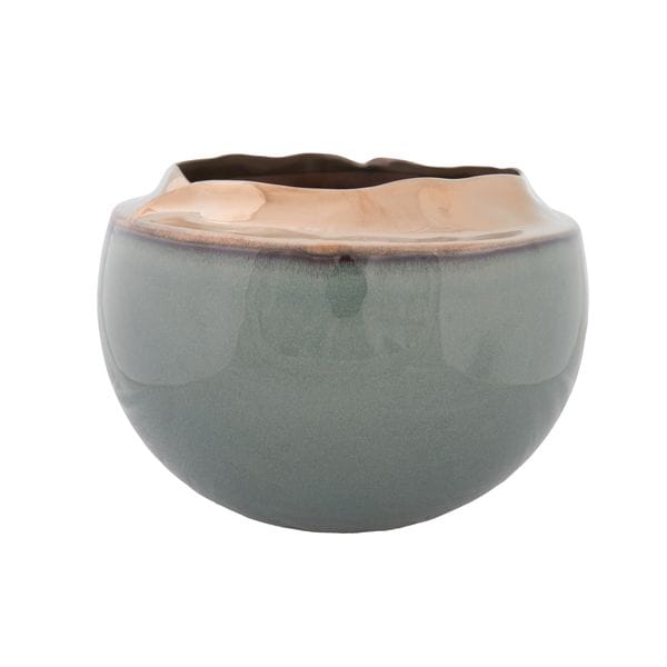 Ваза малая 22,5 см "Нефрит" UNICO ДИЗАЙНЕРСКИЕ 255417 Зеленый  - Вид №1