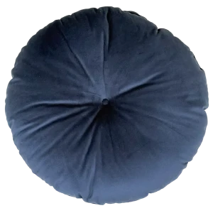 Подушка декоративная Linen Way d37 см бархат цвет синий
