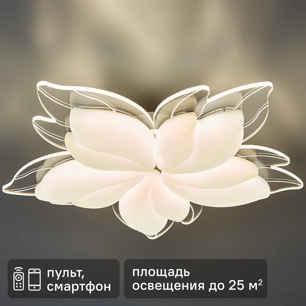 89365231 Светодиодная люстра EFFECT M 160W с пультом управления STLM-1409060 Natali Kovaltseva 