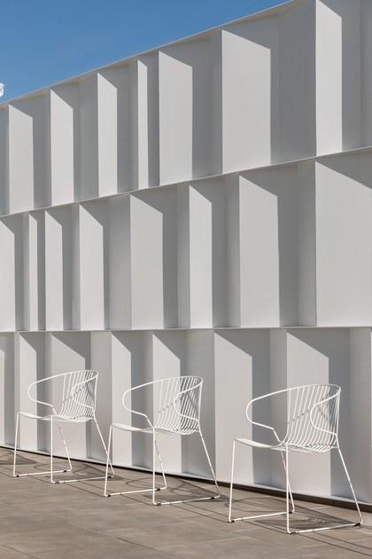 iSimar Стул с подлокотниками, штабелируемый на стальных салазках Bolonia 7207 - Вид №17