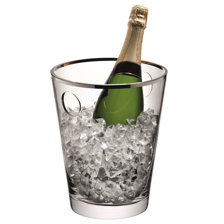 G270-24-381 Ведёрко для льда savoy, 24,5 см, платина LSA International  - Вид №4