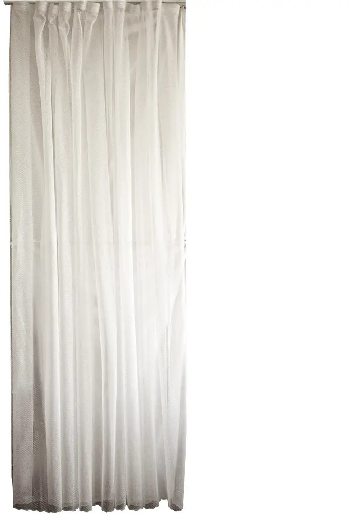 SEASONS Тюль «Горошек» на ленте 300×260 см кремовый 88948039