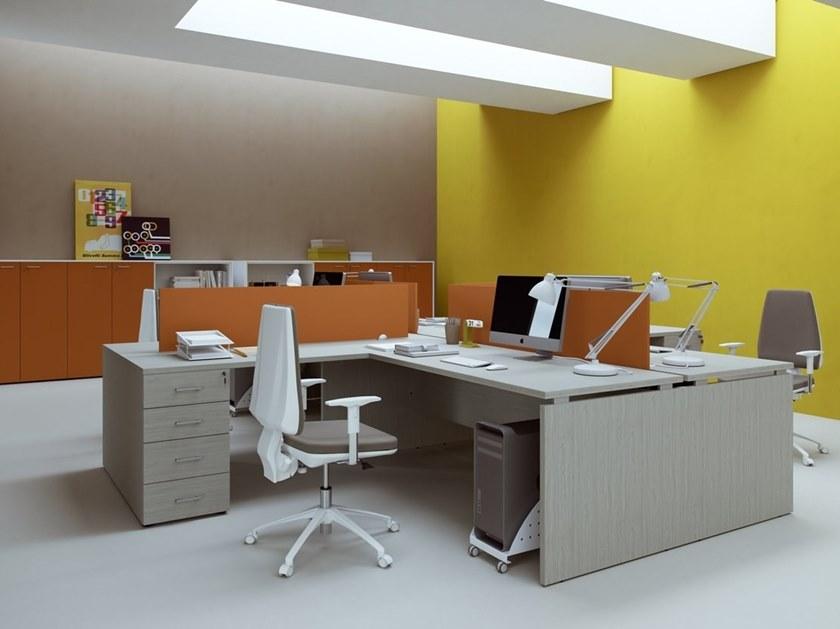 PROF Рабочий стол из дерева с ящиками sun-id-1385859 - Вид №1