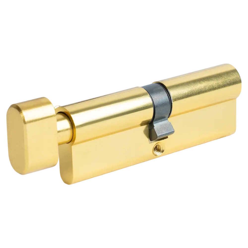 Цилиндр EDS-CYL 45x45 мм ключ/вертушка цвет латунь EDSON STLM-2155714