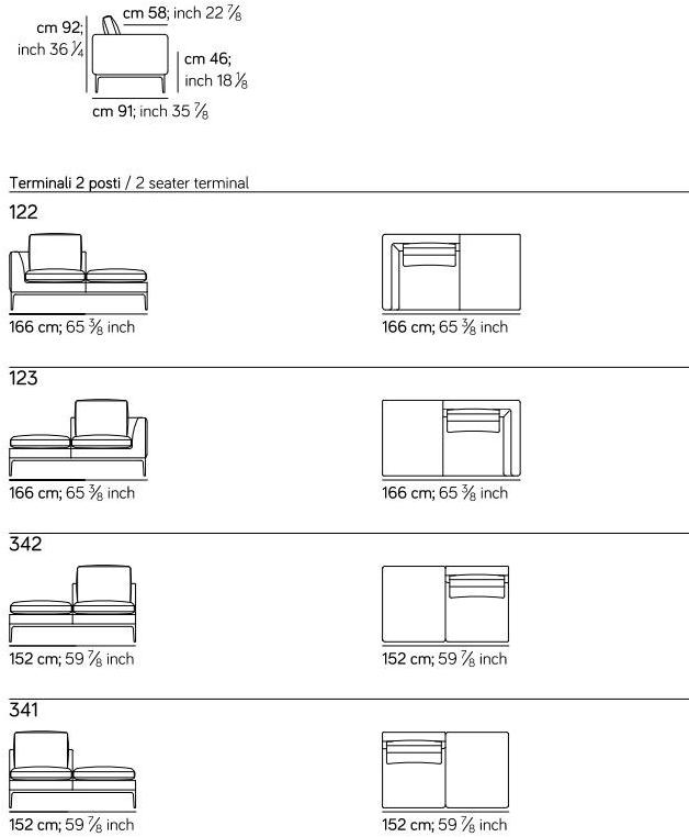 AMURA Модульный угловой диван из ткани Leonard Am024.240+241+245 - Вид №9