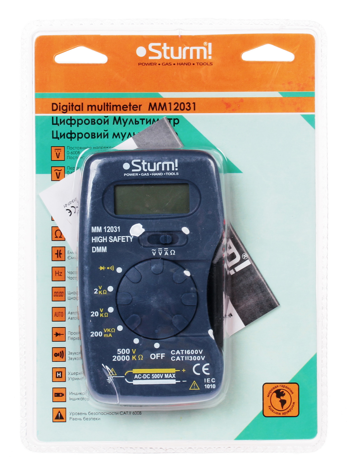 Мультиметр Sturm! MM12031 1063817 STDN-0064440 - Вид №8