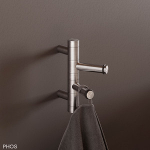 GH2-O Крючок для полотенец с 2 вращающимися крючками PHOS