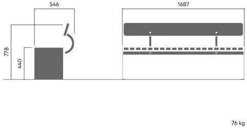 VESTRE Модульная скамья из стали и дерева со спинкой Vroom sun-id-1507607 - Вид №10