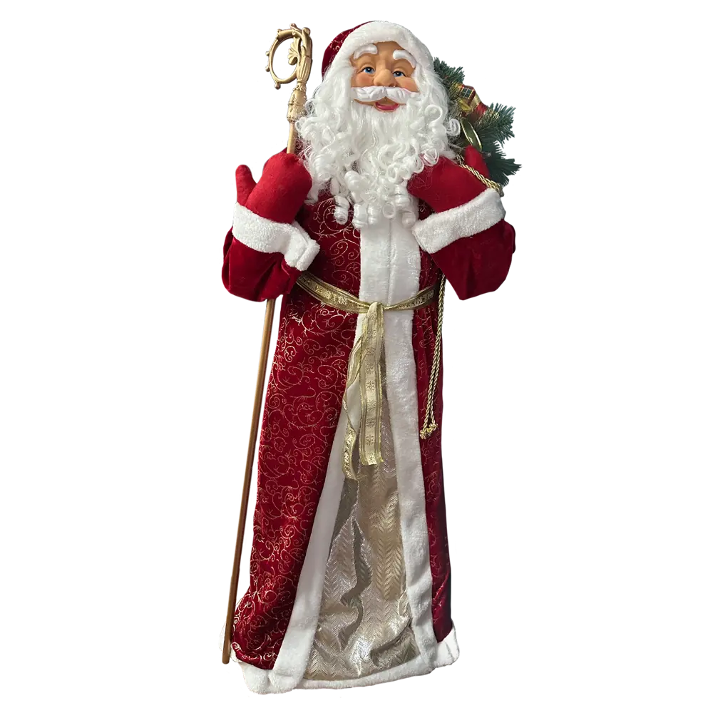 89381618 Декоративная фигура Дед Мороз 120x50 см красный STLM-1445353 Santreyd Winter - Вид №6