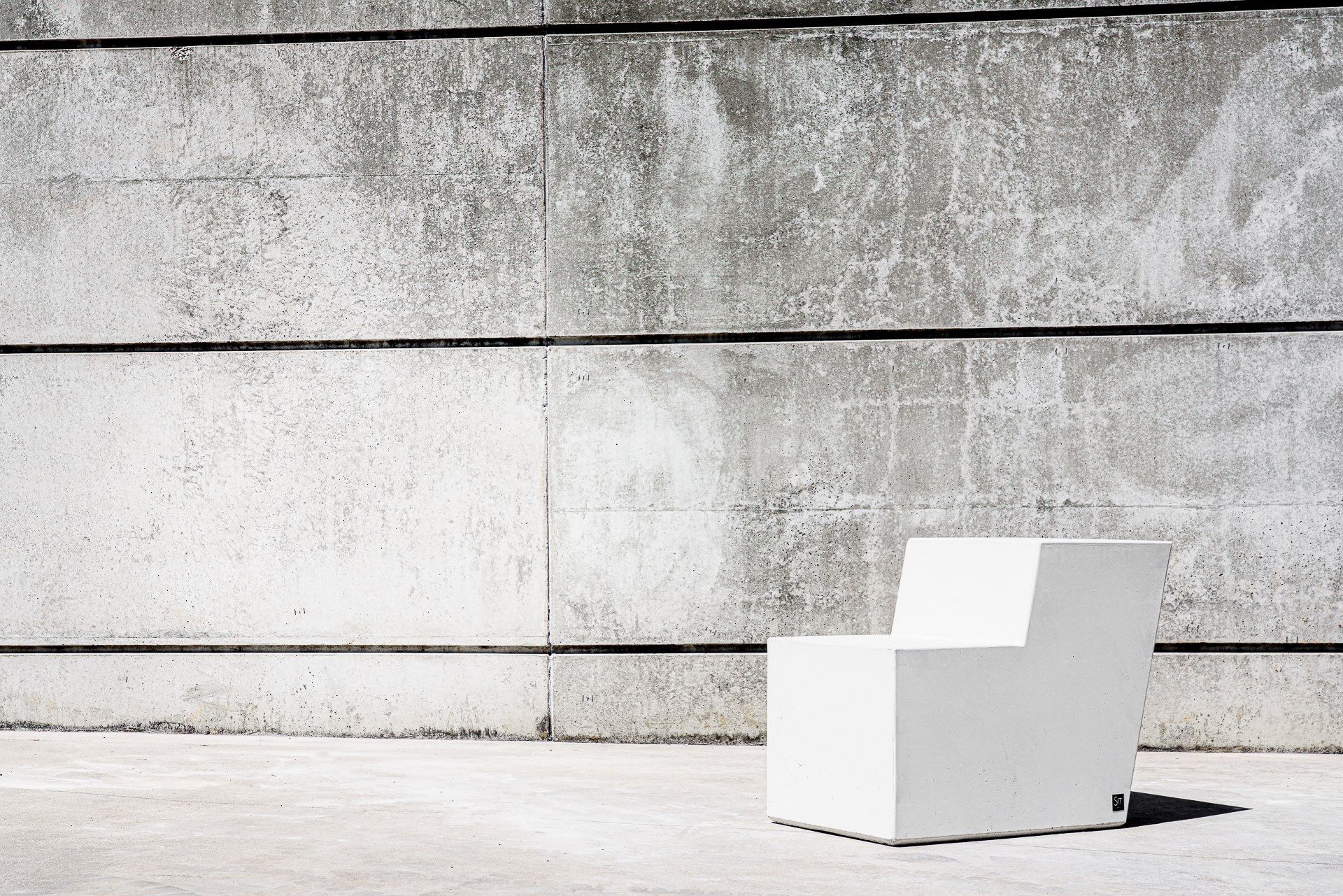 Бетонное наружное сиденье SIT форма ARCH-00068496 - Вид №1