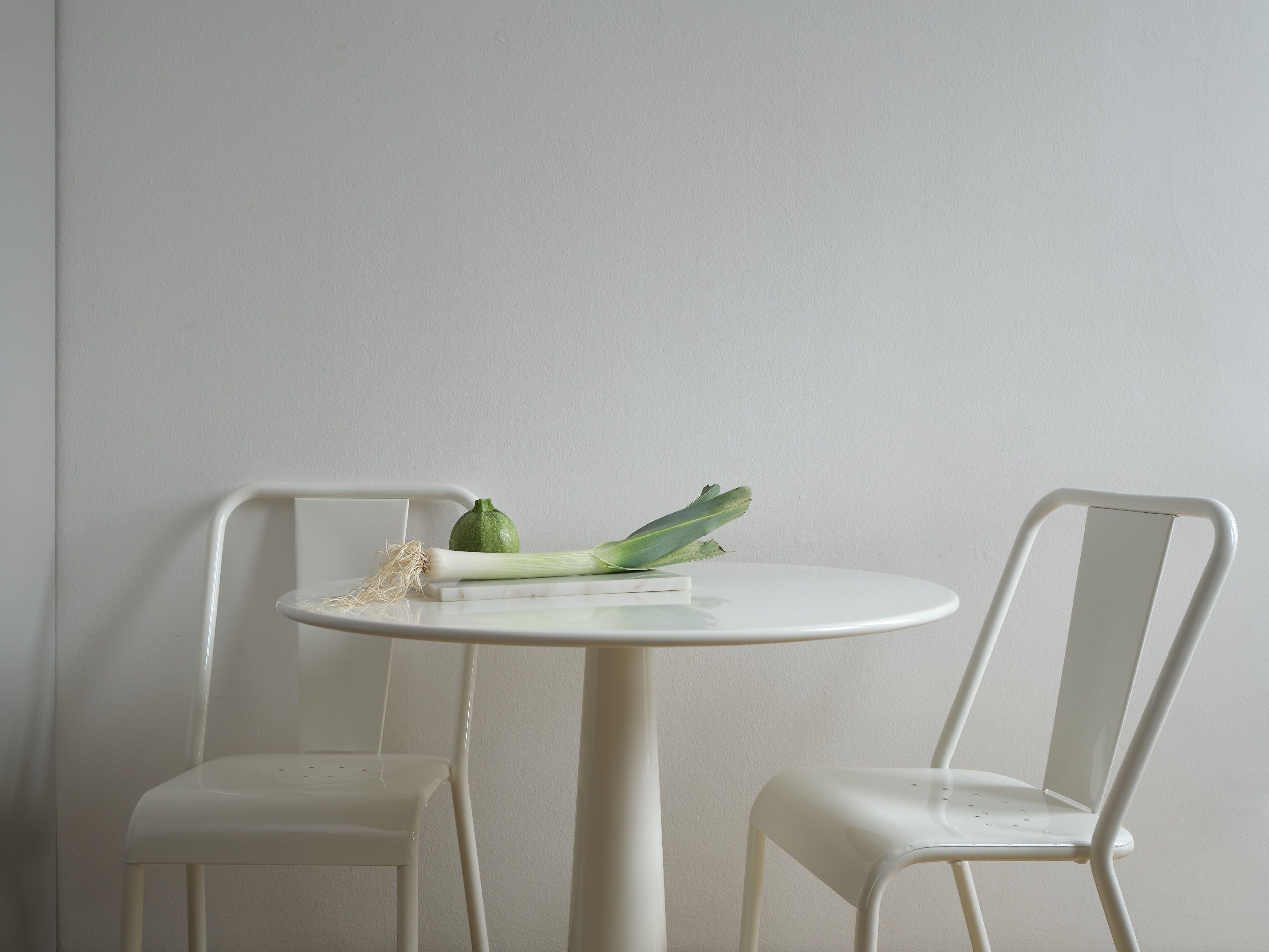 Круглый стальной обеденный стол Tolix ARCH-00076482 - Вид №5