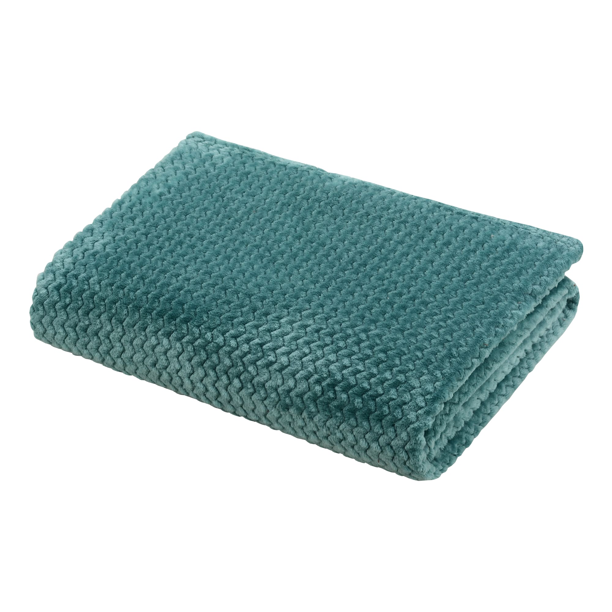 82391616 Плед «Велсофт», 150x200 см, полиэстер, цвет бирюзовый Santreyd 