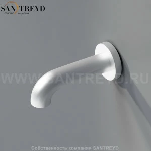 Настенный смеситель 15 см MET0033SP FEZ для ванны хромированный матовый