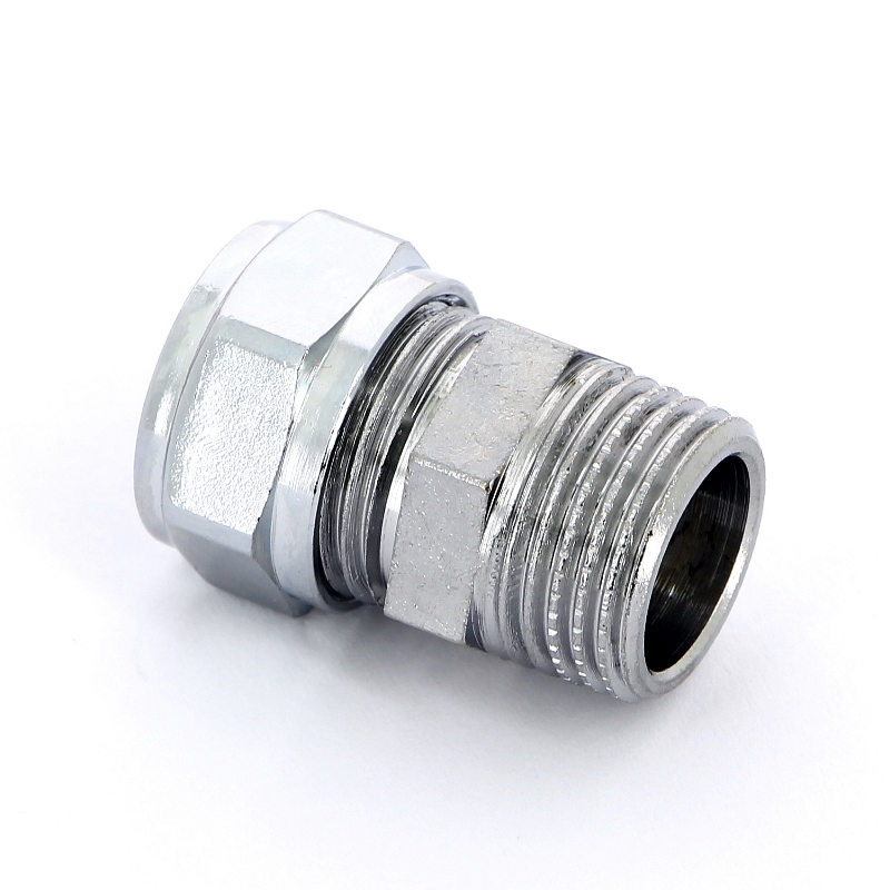 Муфта обжим-Н хромированная TIEMME 15х1/2" 1130036 - Вид №1